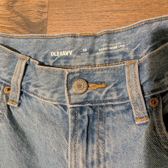 💙❄️Classic Light Blue Extra Highwaist, Baggy Wide Leg, Denim Jeans 👖🎁 - Picture 2 of 5